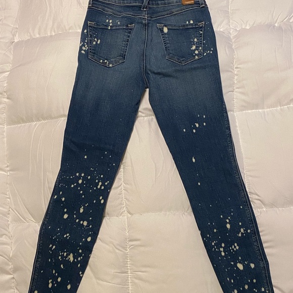 Level 99 paint splattered skinny jeans in size 26 - Picture 3 of 3